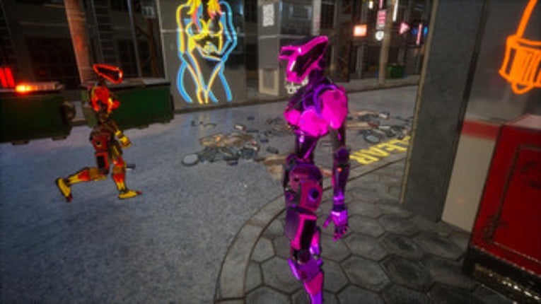 SectorX Dystopia - Cyberpunk A.I Game Image