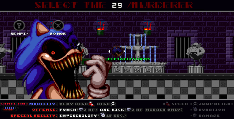 Sonic OMT Reskin For Sonic Exe The Disaster 2d Remake Image