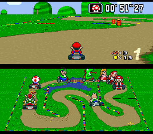 Super Mario Kart screenshot