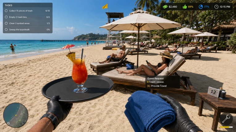 Beach Manager Simulator Image