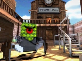 Block Gun 3D: Aliens and Cowboys Image