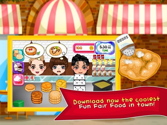 Fair Food Cooking Maker Dash - Dessert Restaurant Story Shop, Bake, Make Candy Games for Kids screenshot