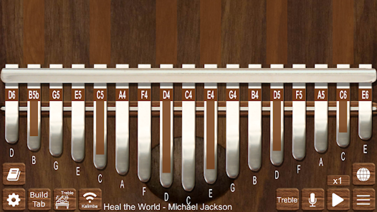 Kalimba Real screenshot