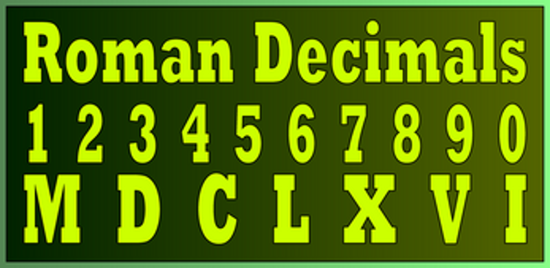 Roman Decimals screenshot