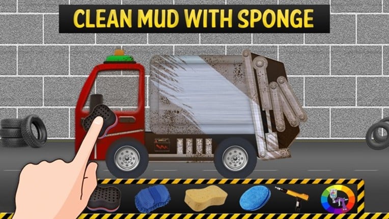 Garbage Truck Wash Salon : Cleanup Messy Trucks After Waste Collection screenshot