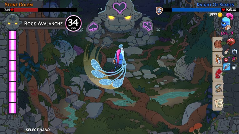 Hero's Hand screenshot