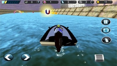 Jet Ski Turbo Boat:Speed Boat Image