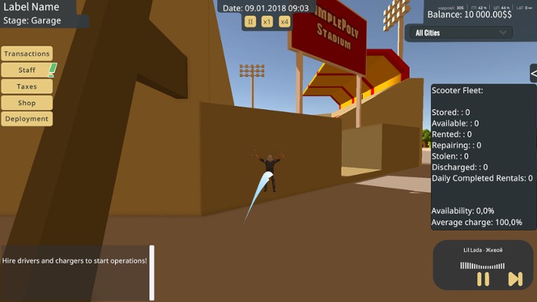 Kicksharing Tycoon screenshot