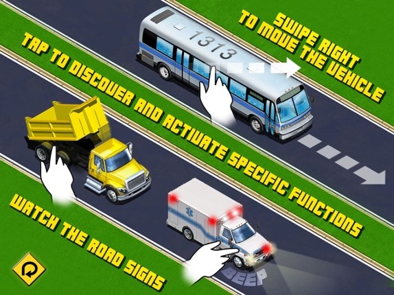 Kids Vehicles: City Trucks &amp; Buses HD Lite Image
