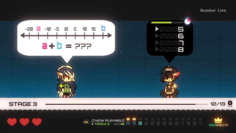 Mini Star Math: 3 Hearts screenshot