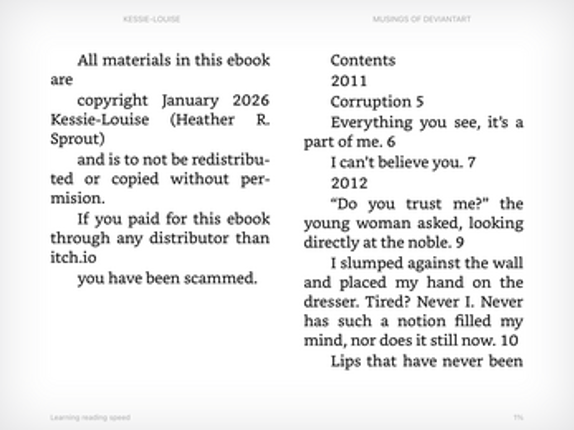 Musings from DeviantArt screenshot