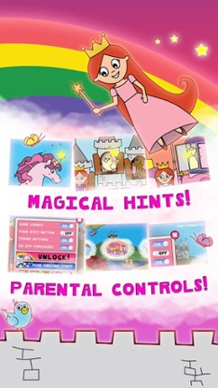 Princess Fairy Tale Coloring Wonderland for Kids and Family Preschool Free Edition screenshot