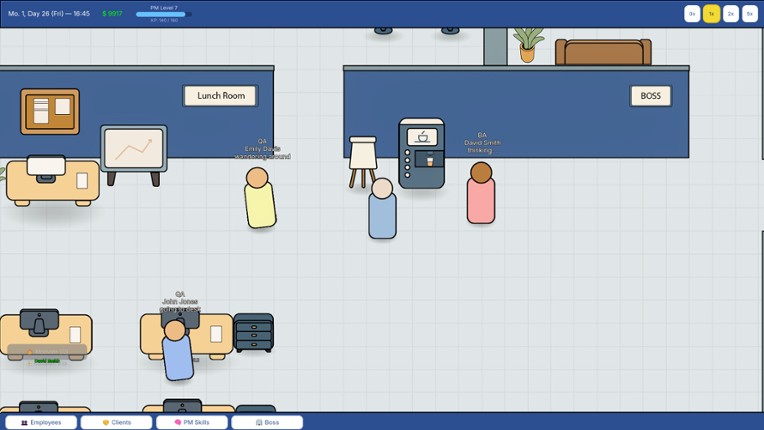 Project manager SIM screenshot