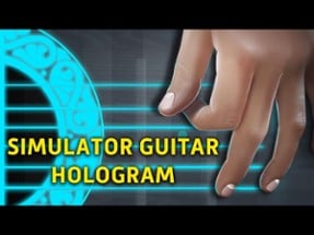 Simulator Guitar Hologram Image