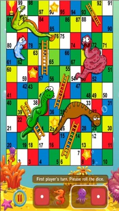 Snake and Ladder Heroes  Aquarium Free Game screenshot