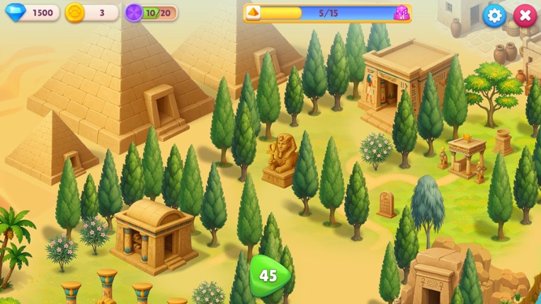 Sort Pawzzle: Paws of Pharaoh screenshot