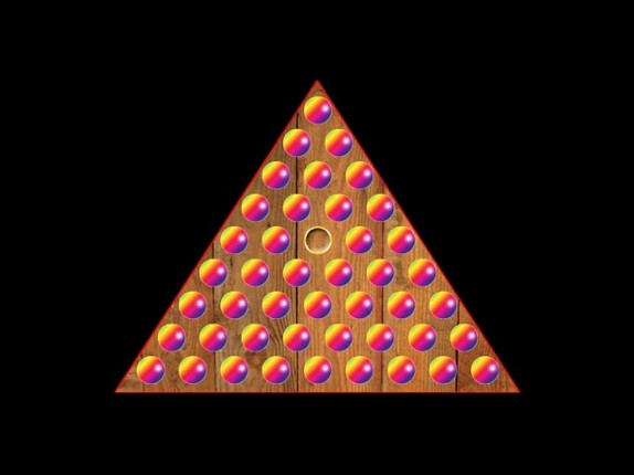 Triangle Peg Deluxe screenshot