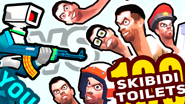 Games like You vs 100 Skibidi Toilets