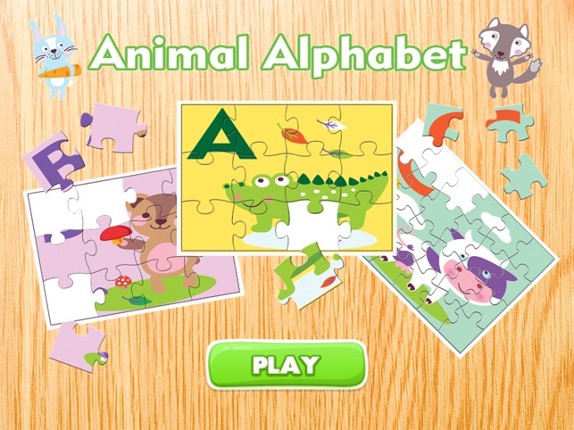 Alphabet Preschool Learning Educational Puzzles for Toddler - Teachme ABC animals endless fun screenshot