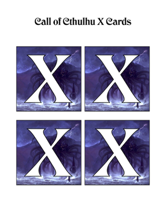 Chaosium themed X Cards Image