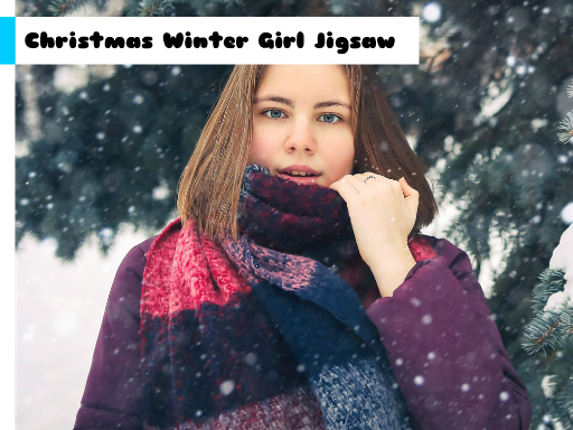 Christmas Winter Girl Jigsaw Game Cover