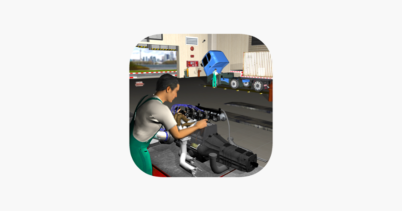 Euro Truck Mechanic Simulator - Engine Repair Shop Image