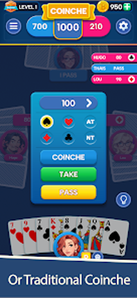 Belote & Coinche Classic screenshot