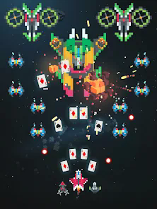 Sky Wings: Pixel Fighter 3D Image