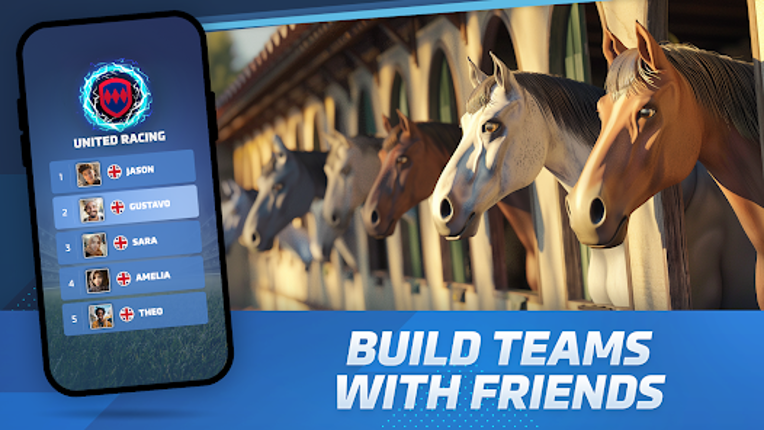 Horse Racing Rivals: Team Game screenshot