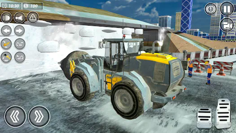 JCB Game: Snow Construction 3D screenshot