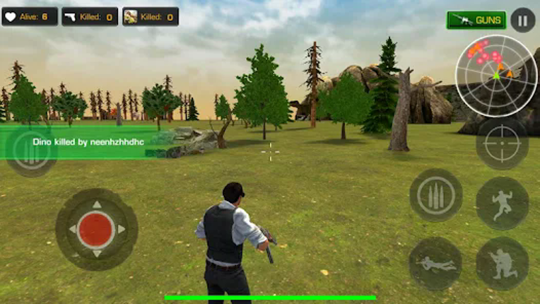Modern Strike : Dino War Hunt screenshot