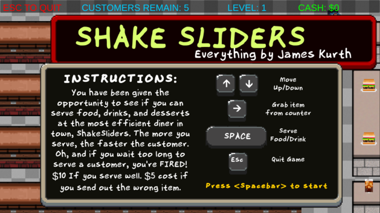 Shake Sliders Game Cover