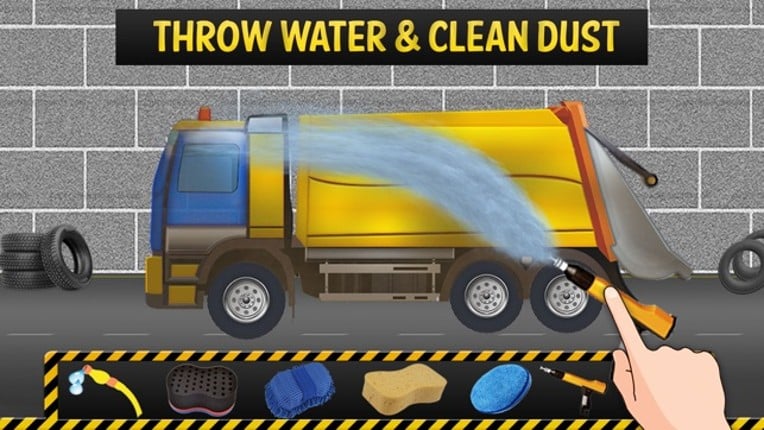 Garbage Truck Wash Salon : Cleanup Messy Trucks After Waste Collection screenshot