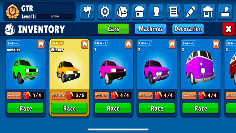 GTR: Garage Town Racing screenshot