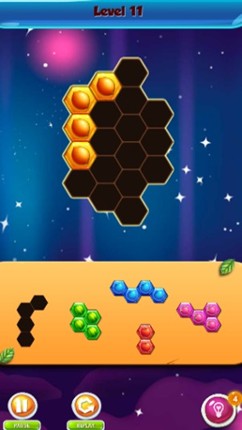 Hex fruit candy block : Hexa puzzle blast screenshot