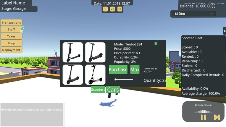 Kicksharing Tycoon screenshot