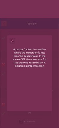 Mathematics Knowledge Quiz screenshot