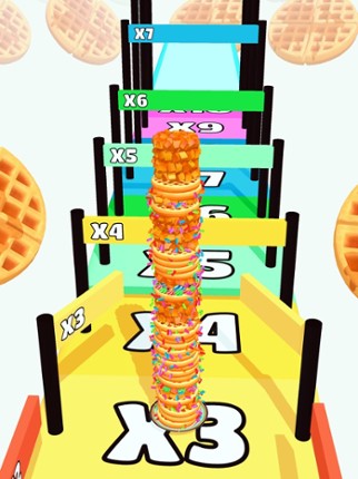 Pancake Stack - Cake run 3d Image