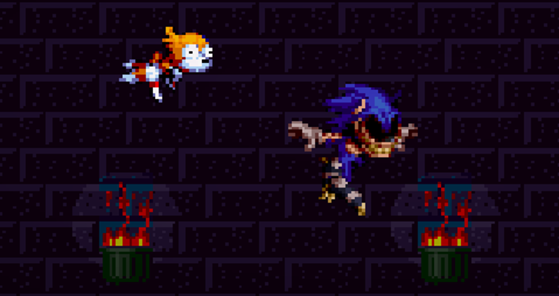 Sonic OMT Reskin For Sonic Exe The Disaster 2d Remake Image