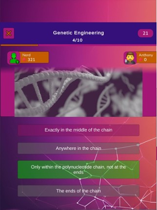 Biotechnology Knowledge Quiz screenshot