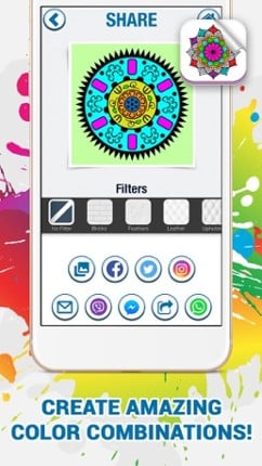 Color Therapy Book Pages screenshot