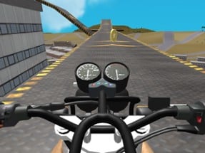 Extreme Motorbike Jump 3D Image