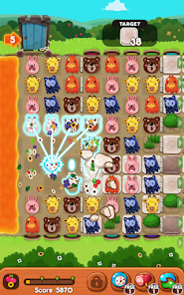 Pokopoko: Bunny Match 3 Puzzle Image