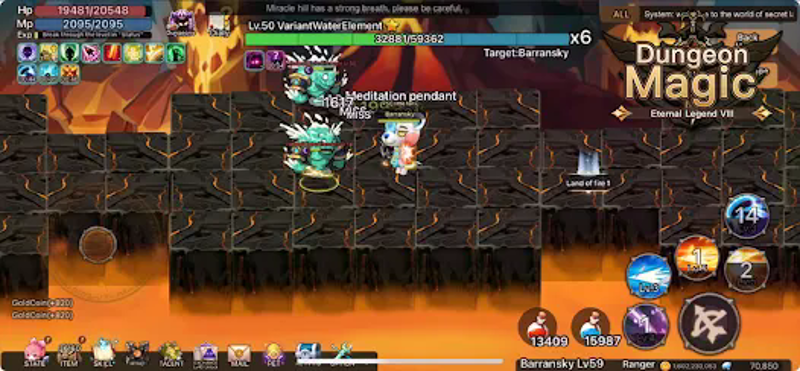 Magic Dungeon:Fallen Angel screenshot