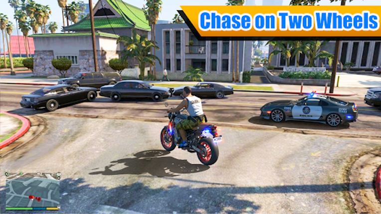 Bike Chase 3D Police Car Games screenshot