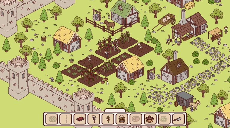 Hidden Doodles: Medieval Town screenshot