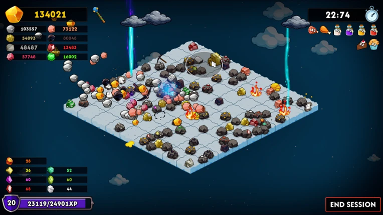 Keep on Mining! - Worlds screenshot