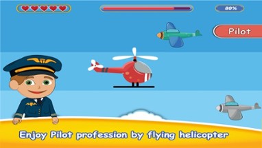 Kids Professions Learning Game Image