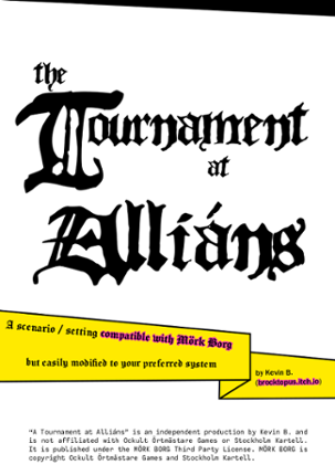 The Tournament at Alliáns Game Cover