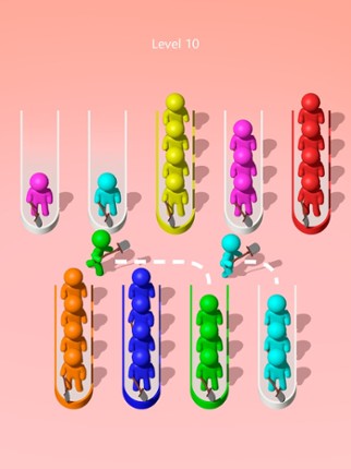 Crowd Sort: Color Sorting Game screenshot